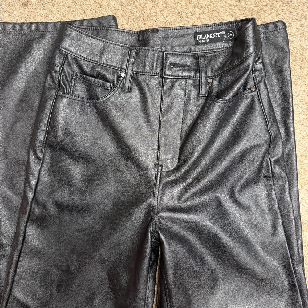 Blank NYC Black Straight Pants